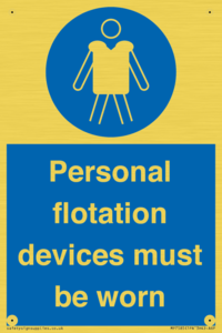 MP7585: Personal flotation devices must be worn
