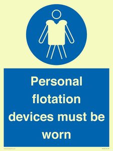 MP7585: Personal flotation devices must be worn