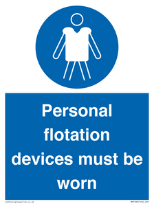 MP7585: Personal flotation devices must be worn