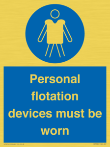 MP7585: Personal flotation devices must be worn