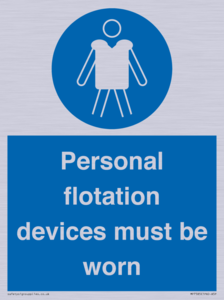 MP7585: Personal flotation devices must be worn