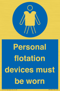 MP7585: Personal flotation devices must be worn