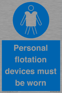 MP7585: Personal flotation devices must be worn