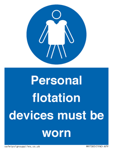 MP7585: Personal flotation devices must be worn