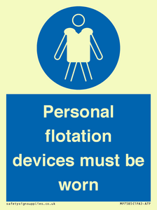 MP7585: Personal flotation devices must be worn
