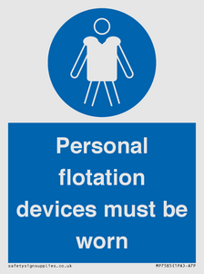 MP7585: Personal flotation devices must be worn