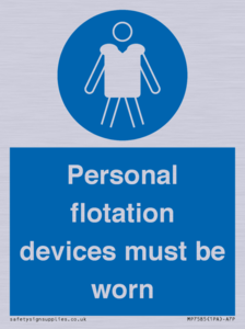 MP7585: Personal flotation devices must be worn