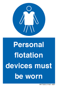MP7585: Personal flotation devices must be worn