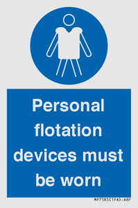 MP7585: Personal flotation devices must be worn