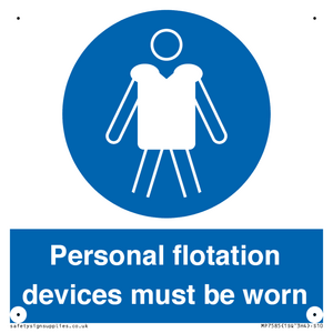 MP7585: Personal flotation devices must be worn