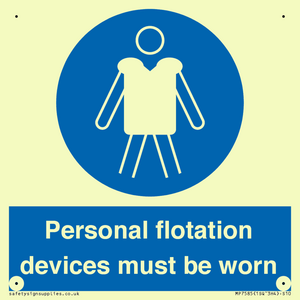 MP7585: Personal flotation devices must be worn