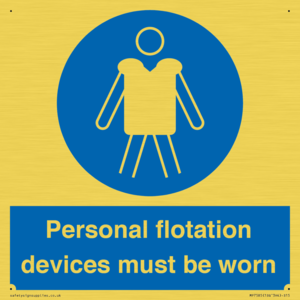 MP7585: Personal flotation devices must be worn