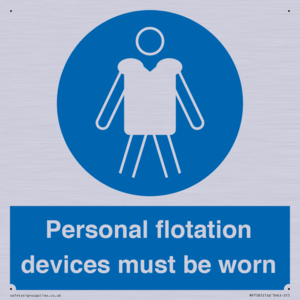MP7585: Personal flotation devices must be worn