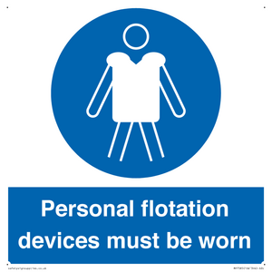 MP7585: Personal flotation devices must be worn