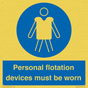 MP7585: Personal flotation devices must be worn