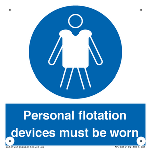 MP7585: Personal flotation devices must be worn