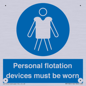 MP7585: Personal flotation devices must be worn