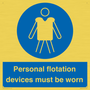 MP7585: Personal flotation devices must be worn