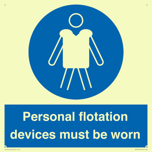 MP7585: Personal flotation devices must be worn
