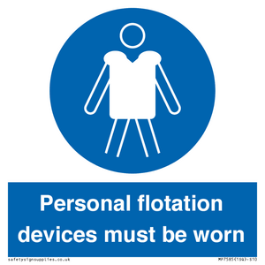 MP7585: Personal flotation devices must be worn