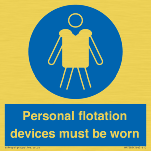 MP7585: Personal flotation devices must be worn