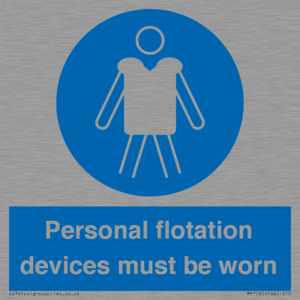MP7585: Personal flotation devices must be worn