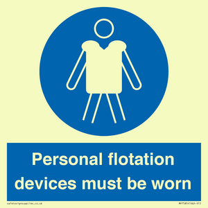 MP7585: Personal flotation devices must be worn