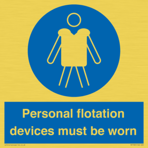 MP7585: Personal flotation devices must be worn