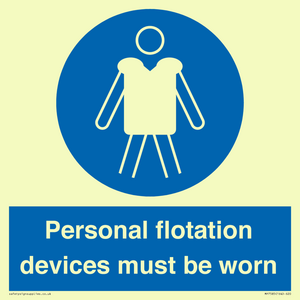 MP7585: Personal flotation devices must be worn