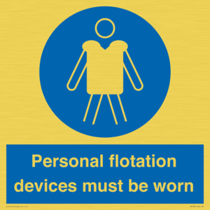 MP7585: Personal flotation devices must be worn