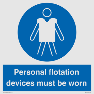 MP7585: Personal flotation devices must be worn