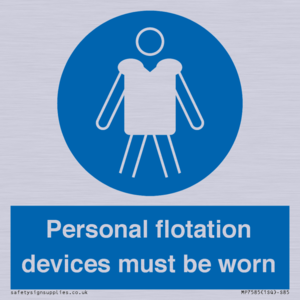 MP7585: Personal flotation devices must be worn
