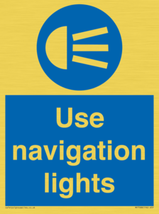 MP7588: Use navigation lights