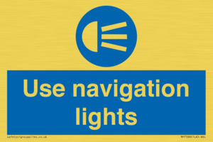 MP7588: Use navigation lights