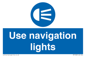MP7588: Use navigation lights