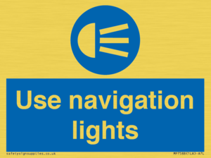 MP7588: Use navigation lights