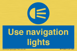 MP7588: Use navigation lights