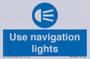 MP7588: Use navigation lights