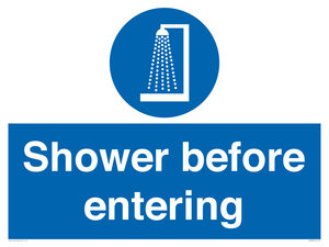 MP7589: Shower before entering