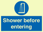 MP7589: Shower before entering