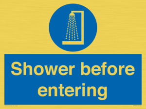 MP7589: Shower before entering
