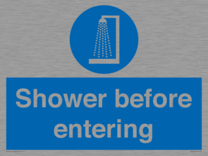 MP7589: Shower before entering