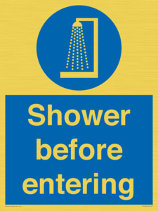 MP7589: Shower before entering