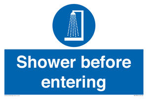 MP7589: Shower before entering