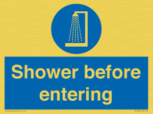 MP7589: Shower before entering