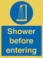 MP7589: Shower before entering