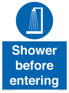 MP7589: Shower before entering