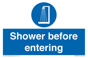 MP7589: Shower before entering