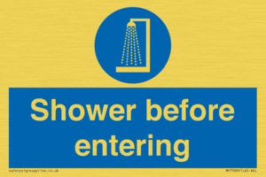 MP7589: Shower before entering