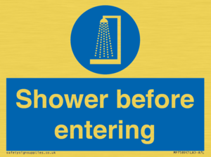MP7589: Shower before entering